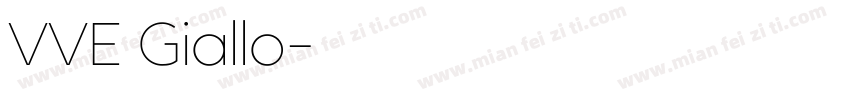 VVE Giallo字体转换